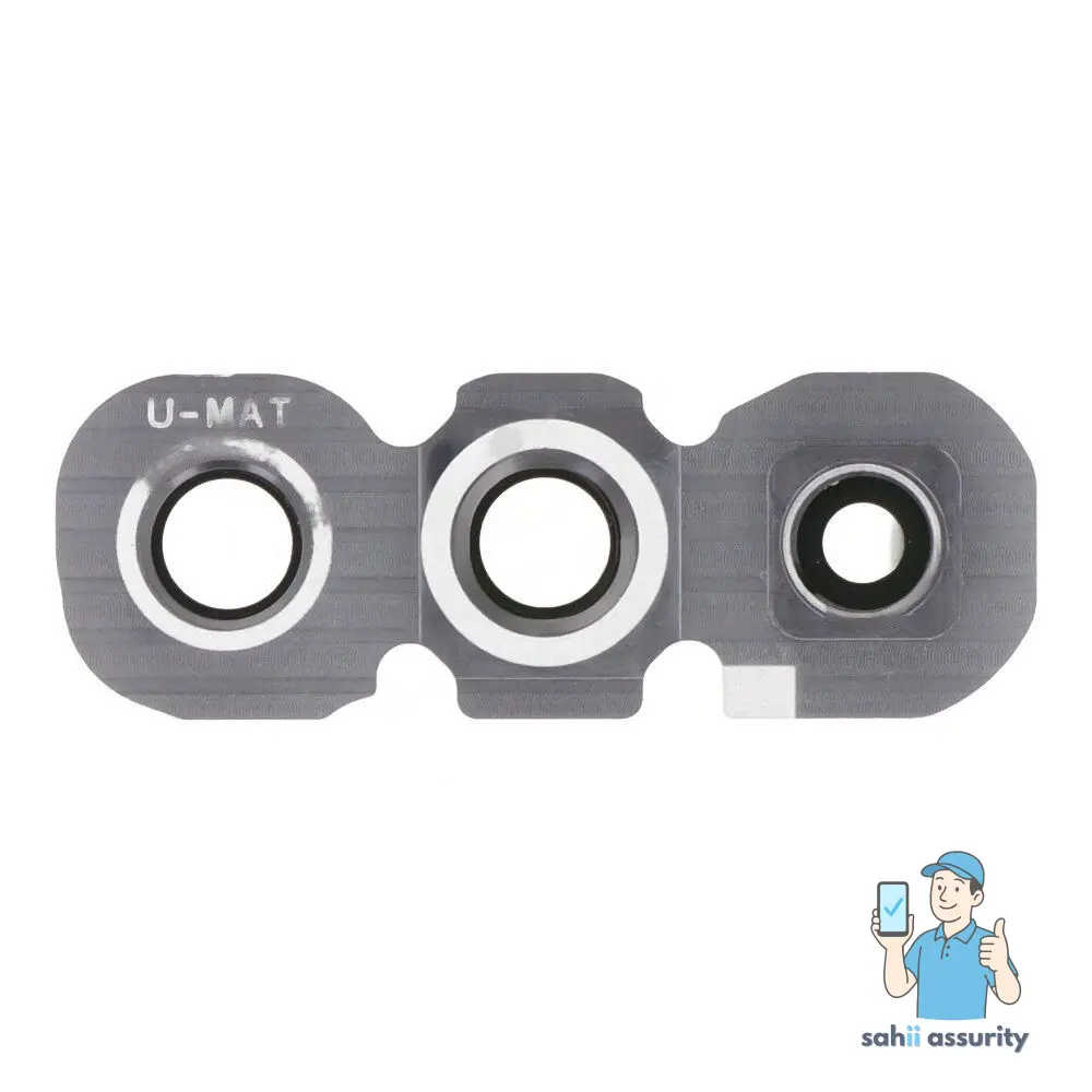 Camera Lens Glass with Frame for Samsung Galaxy A34 5G Black thumbnail